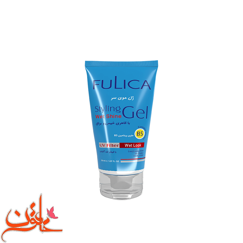 ژل موی فولیکا با ظاهر خیس و براق حجم 150 میل
