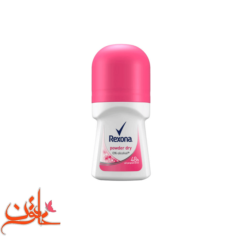 رول ضدتعریق زنانه رکسونا مدل Powder Dry حجم ۵۰ میلی لیتری — تصویر ۲