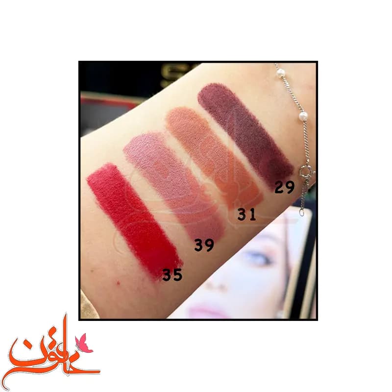 رژ لب گلدن رز مدل ولوت مات Golden Rose Velvet Matte Lipstick — تصویر ۵