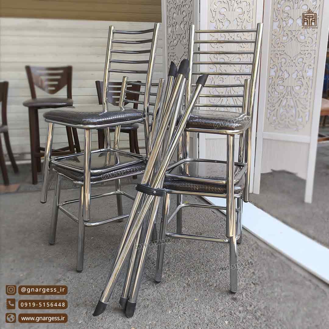 میز و صندلی 4 نفره با صندلی اروند مهسا و میز خورشیدی — تصویر ۹