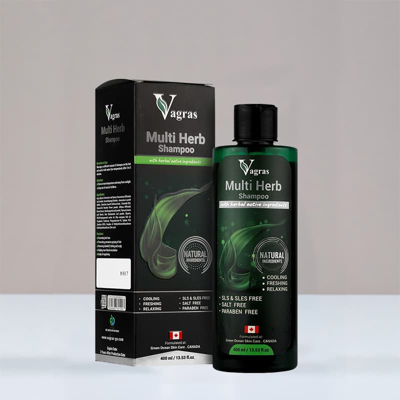 شامپو تقویت کننده مو مولتی هرب 400ml واگراس