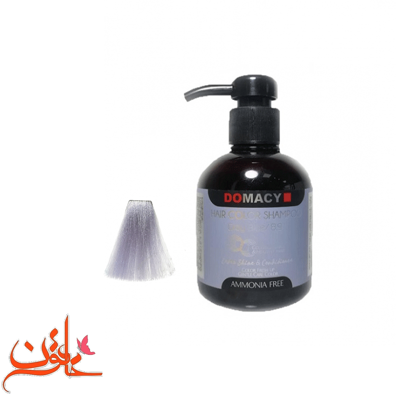 شامپو رنگساژ دوماسی شماره 8.91 (رنگ آبی خاکستری) حجم 300 میل