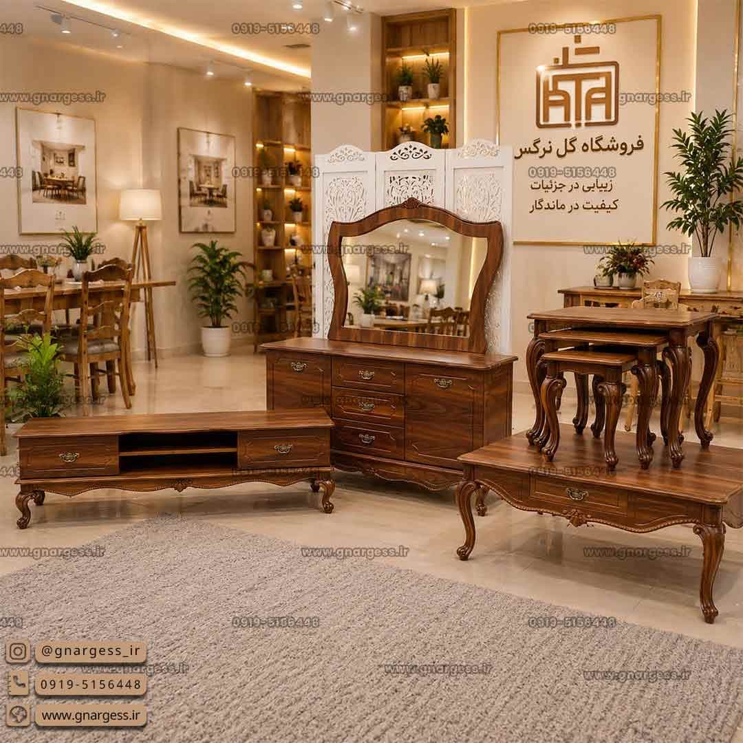 ست 7 تیکه کنسول مدل رویال تمام ام دی اف وکیوم — تصویر ۱۱