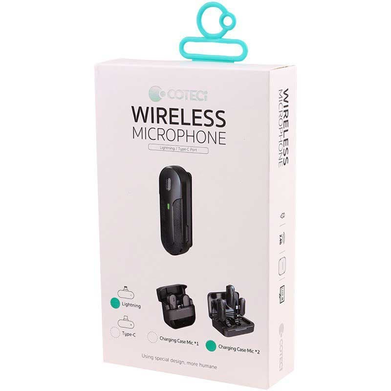 میکروفون یقه ای بی سیم Coteci 74011 کد 6974