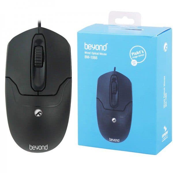 ماوس سیم دار بیاند مدل BM-1066 ا Beyond BM-1066 Wired Mouse کد 5925