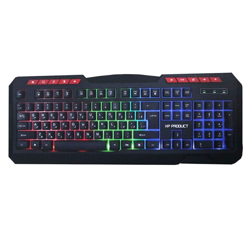کیبورد سیم دار گیمینگ xp 10700 کد 7057 — تصویر ۵