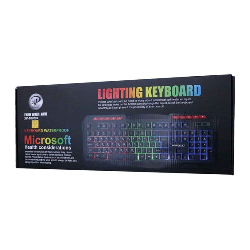 کیبورد سیم دار گیمینگ xp 10700 کد 7057