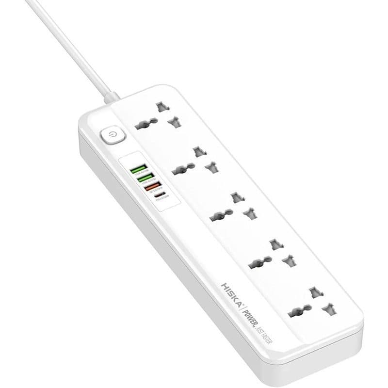 پنج راهی برق CH-5516 هیسکا ا POWER SOCKET CH-5516 کد 7093