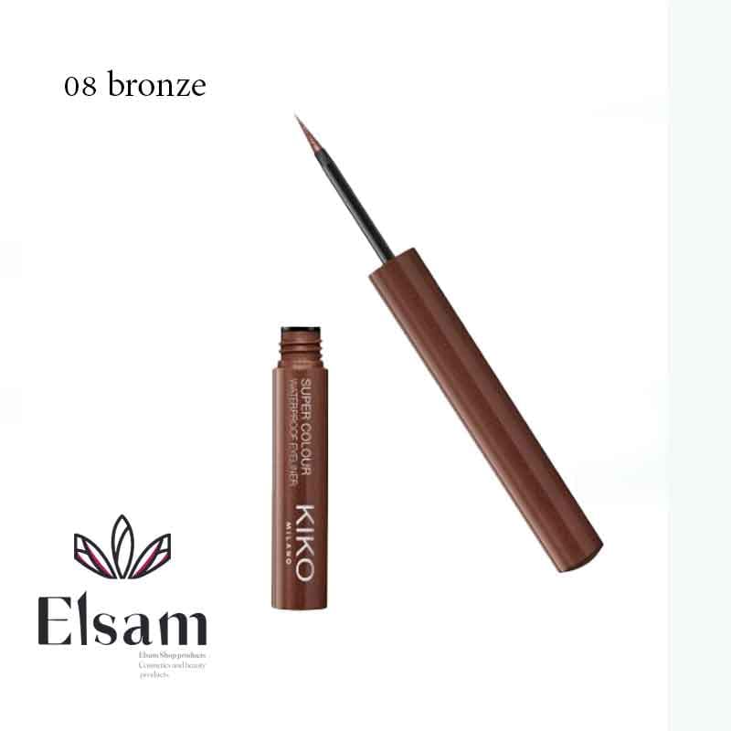 خط چشم رنگی کیکو میلانو KIKO Milano Super Colour waterproof Eyeliner — تصویر ۶