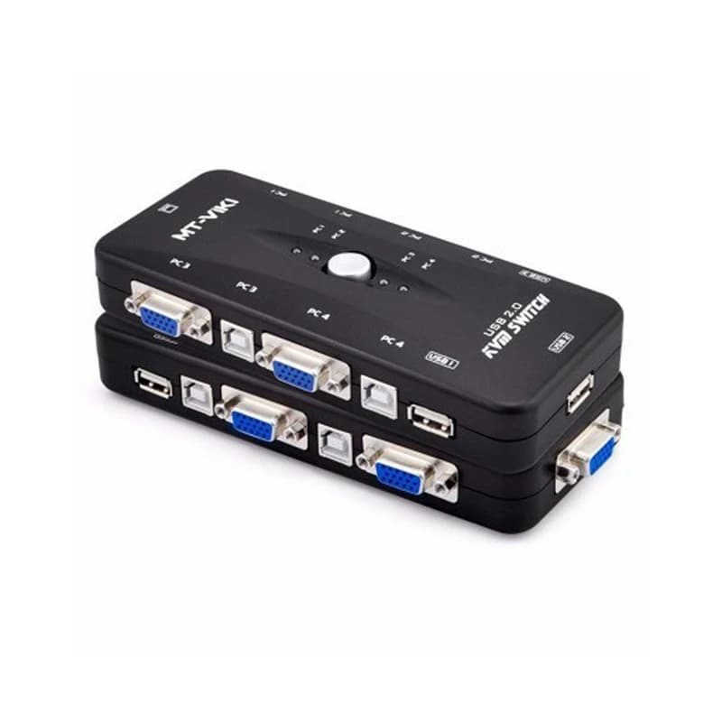 سوئیچ 4 پورت Royal مدل kvm-4uk-usb ا kvm-4uk-usb-4port کد 7235 — تصویر ۷