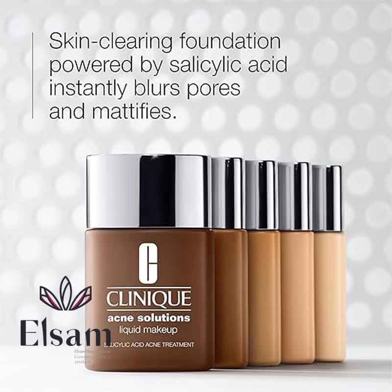 کرم پودر ضد جوش و ضد لک کلینیک Clinique Anti-Blemish Solutions Liquid Makeup — تصویر ۱۲