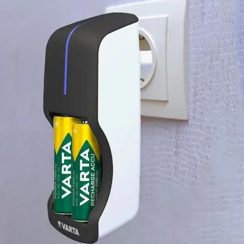 شارژر باطری وارتا مدل Mini Charger به همراه 2 عدد باتری قلمی کد 7312 — تصویر ۳