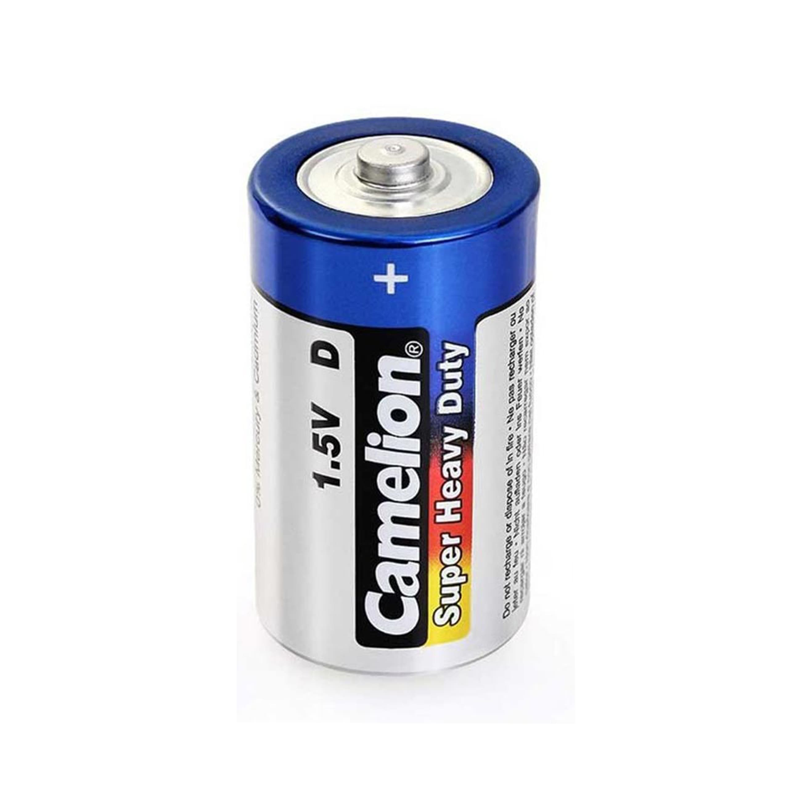 باطری دوتایی بزرگ Camelion Super Heavy Duty D شرینک ا Camelion Super heavy duty D 1.5V Battery shrink کد 7314 — تصویر ۲