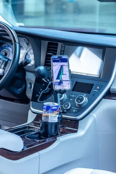 هولدر موبایل و جا لیوانی خودرو گرین لاین Green Lion 2 In 1 Flexgrip Car Cup Holder & Phone Mount — تصویر ۱۲