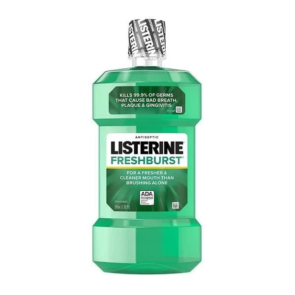 دهان شویه لیسترین مدل Fresh Burst حجم 500 میل