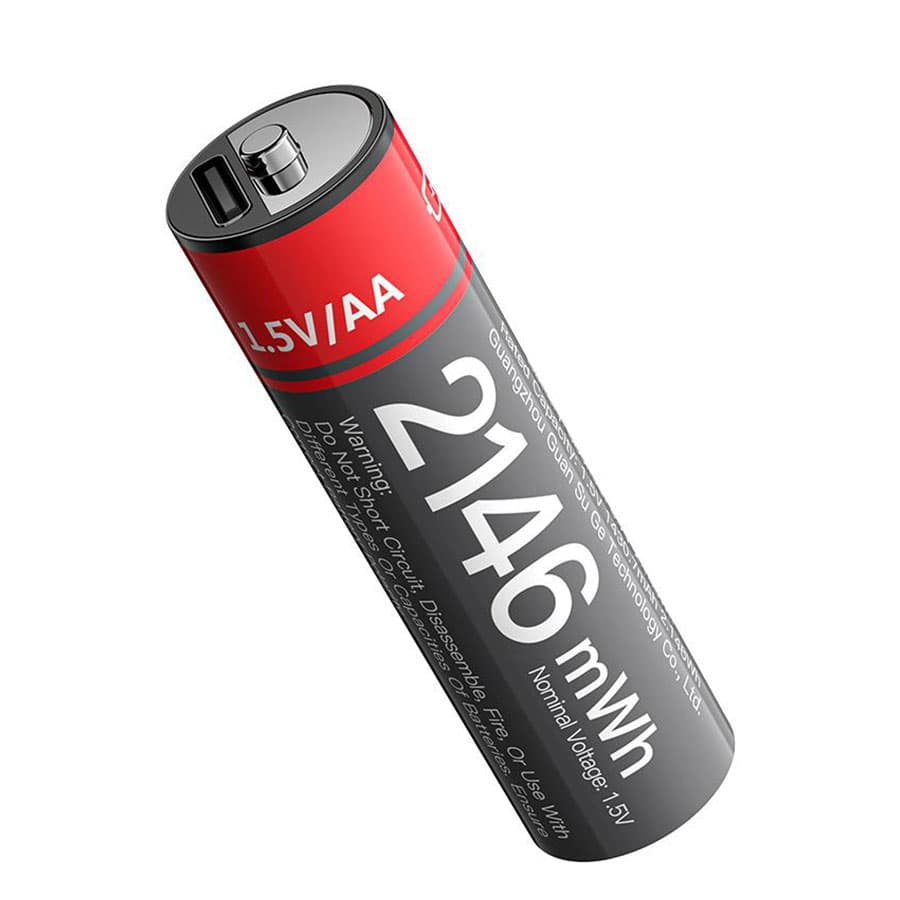 باتری قلمی شارژی یسیدو پک هشت تایی Yesido Rechargeable Battery AA Batteries 1430mAh YP88