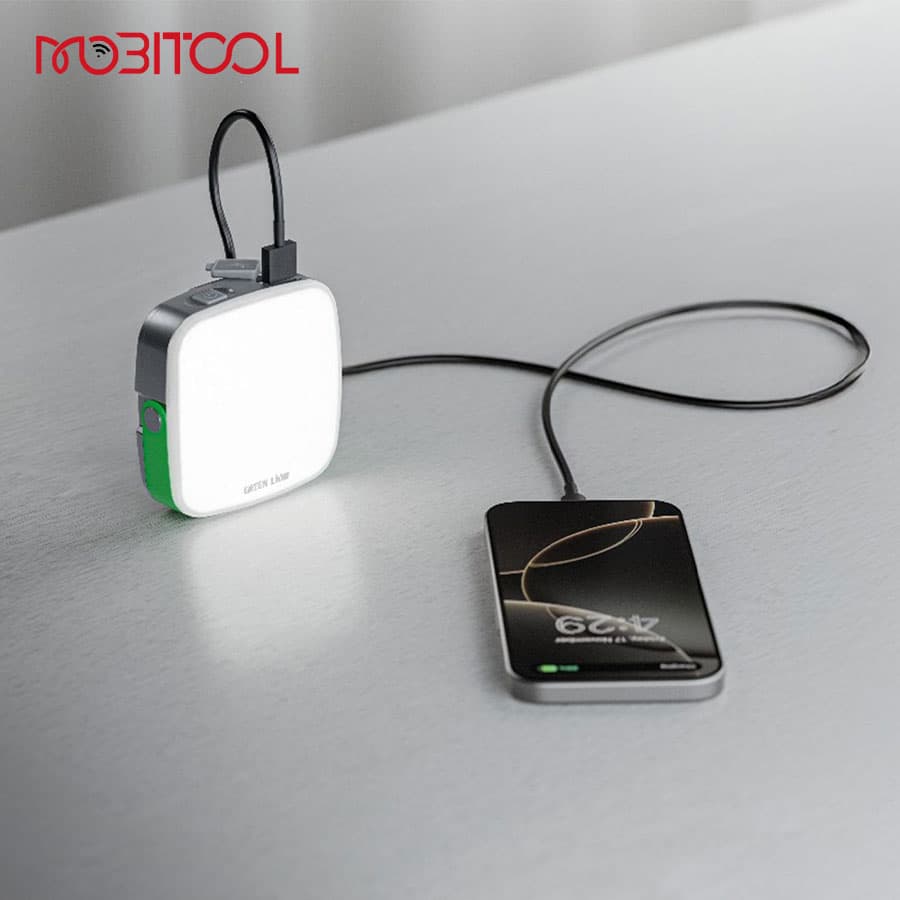 چراغ LED و پاور بانک قابل حمل گرین لاین Green Lion Lumenix Portable LED Light with Power Bank — تصویر ۶
