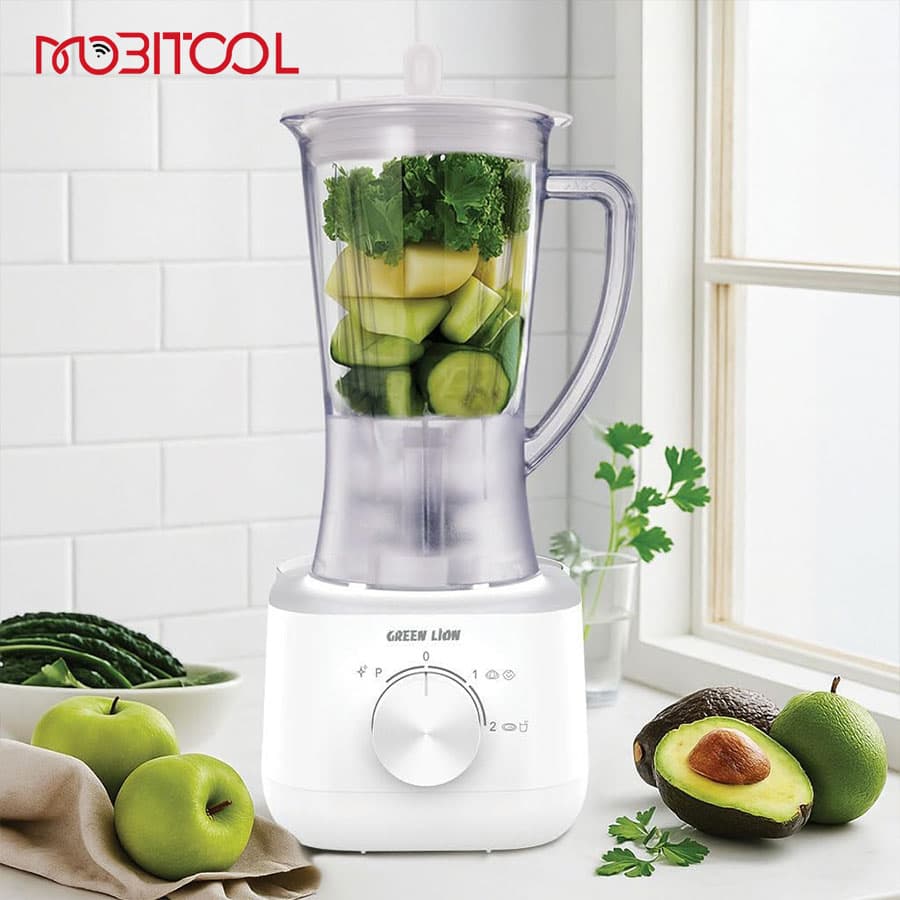 مخلوط‌ کن و آسیاب برقی گرین لاین Green Lion Jet Blend Juice Blender 650W — تصویر ۳