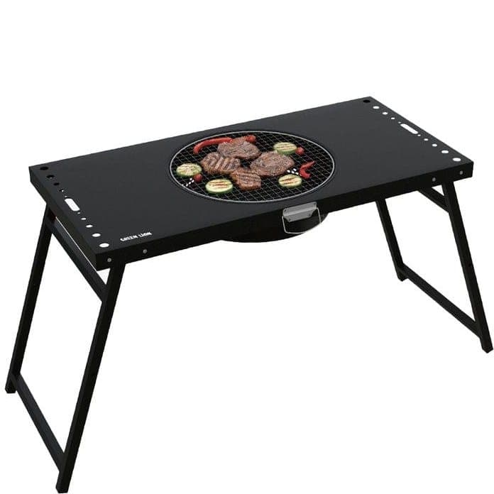 میز باربیکیو ذغالی تاشو کمپینگ گرین لاین Green Lion Portable BBQ Camping Table — تصویر ۱۰