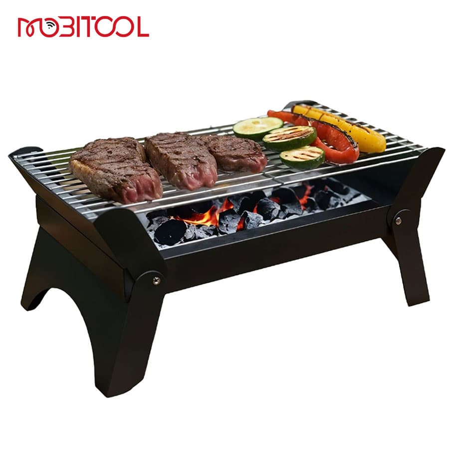 باربیکیو ذغالی تاشو گرین لاین Green Lion Qudra Foldable BBQ Grill — تصویر ۳