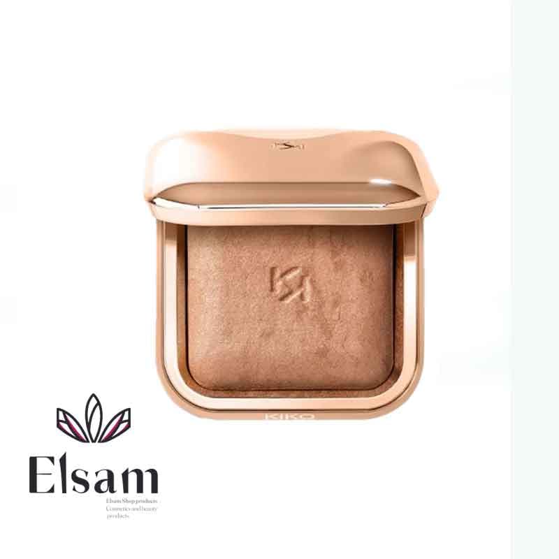 برنزر ابریشمی کیکو میلانو silky glow baked bronzer kiko milano