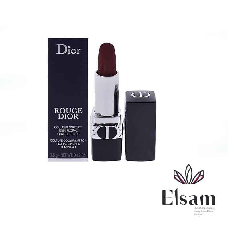 رژلب جامد دیور اصل اروپایی Dior Rouge Dior Refillable Lipstick