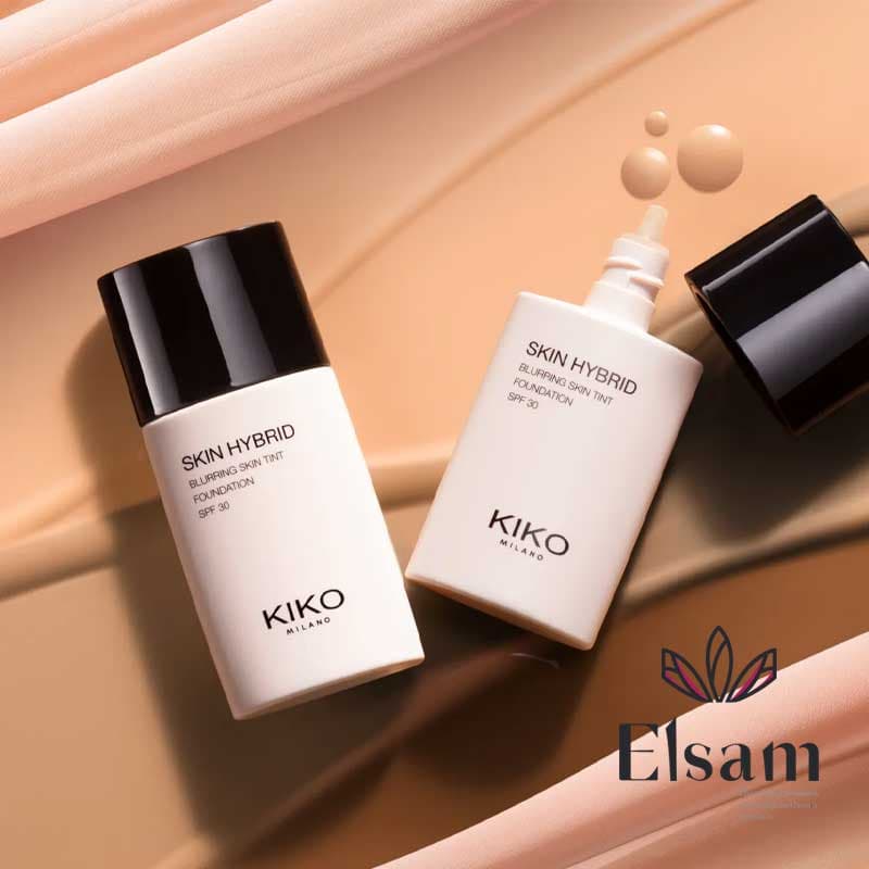 کرم پودر کیکو Kiko skin hybrid blurring skin tint foundation — تصویر ۱۱