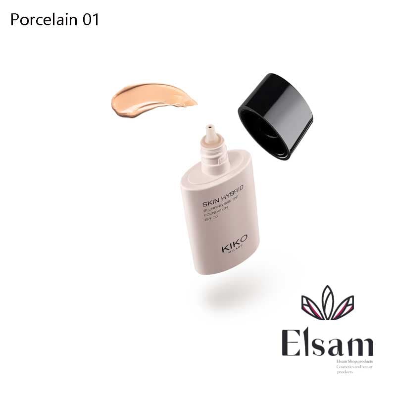 کرم پودر کیکو Kiko skin hybrid blurring skin tint foundation — تصویر ۸