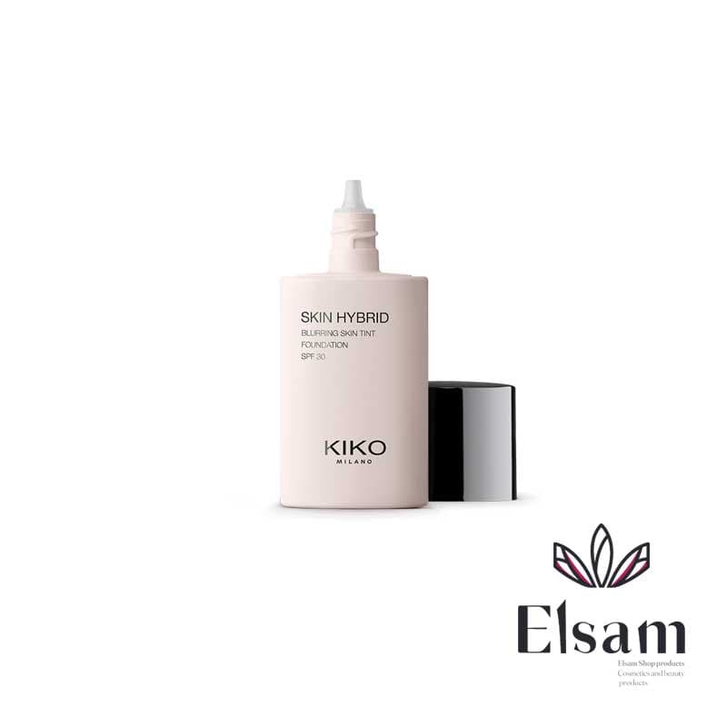 کرم پودر کیکو Kiko skin hybrid blurring skin tint foundation