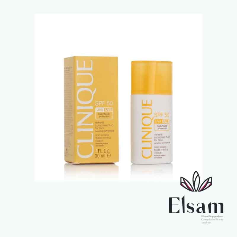 فلوئید ضد آفتاب کلینیک clinique mineral sunscreen fluid for face — تصویر ۵