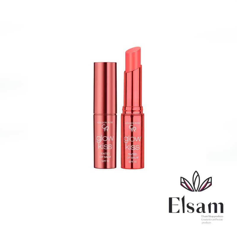 تینت و بالم لب گلدن رز Golden rose glow kiss tinted lip balm