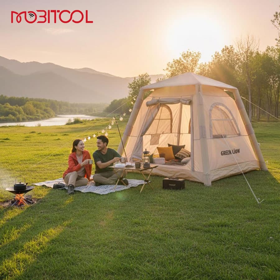 چادر مسافرتی بادی گرین لاین Green Lion GT-3X Inflatable Camping Tent — تصویر ۷