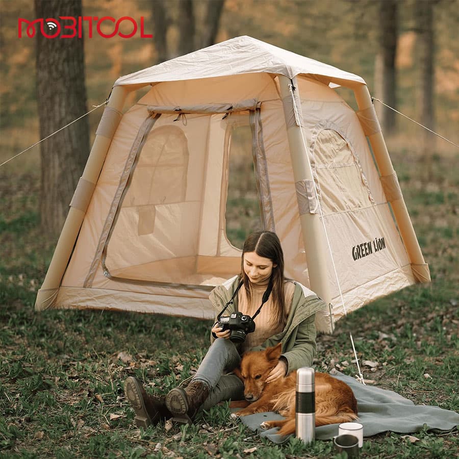 چادر مسافرتی بادی گرین لاین Green Lion GT-3X Inflatable Camping Tent — تصویر ۶