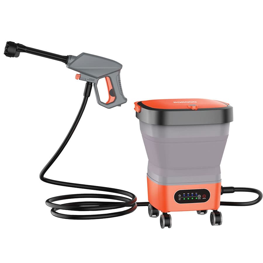 کارواش شارژی مخزن دار پرودو Porodo Aquaspray Multifunctional Pressure Washer PDPCWFWT