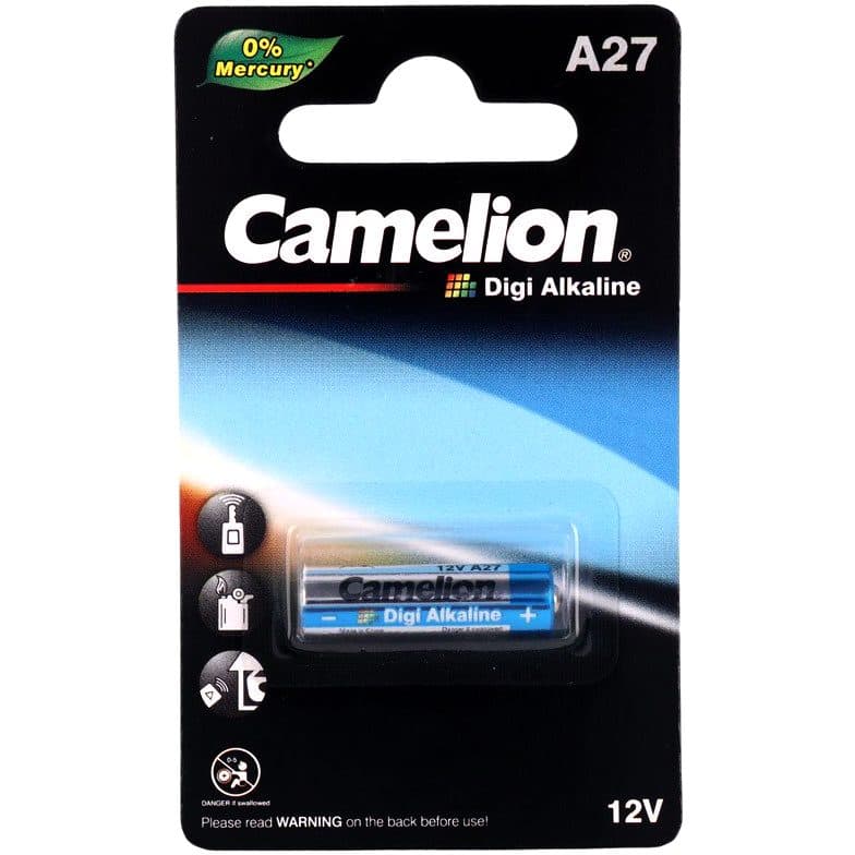باطری ریموت کنترل Camelion Digi Alkaline 12V A27 کد 7504