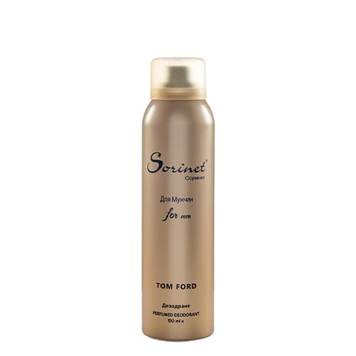 اسپری دئودورانت مردانه سورینت مدل Tom Ford حجم 150 میل