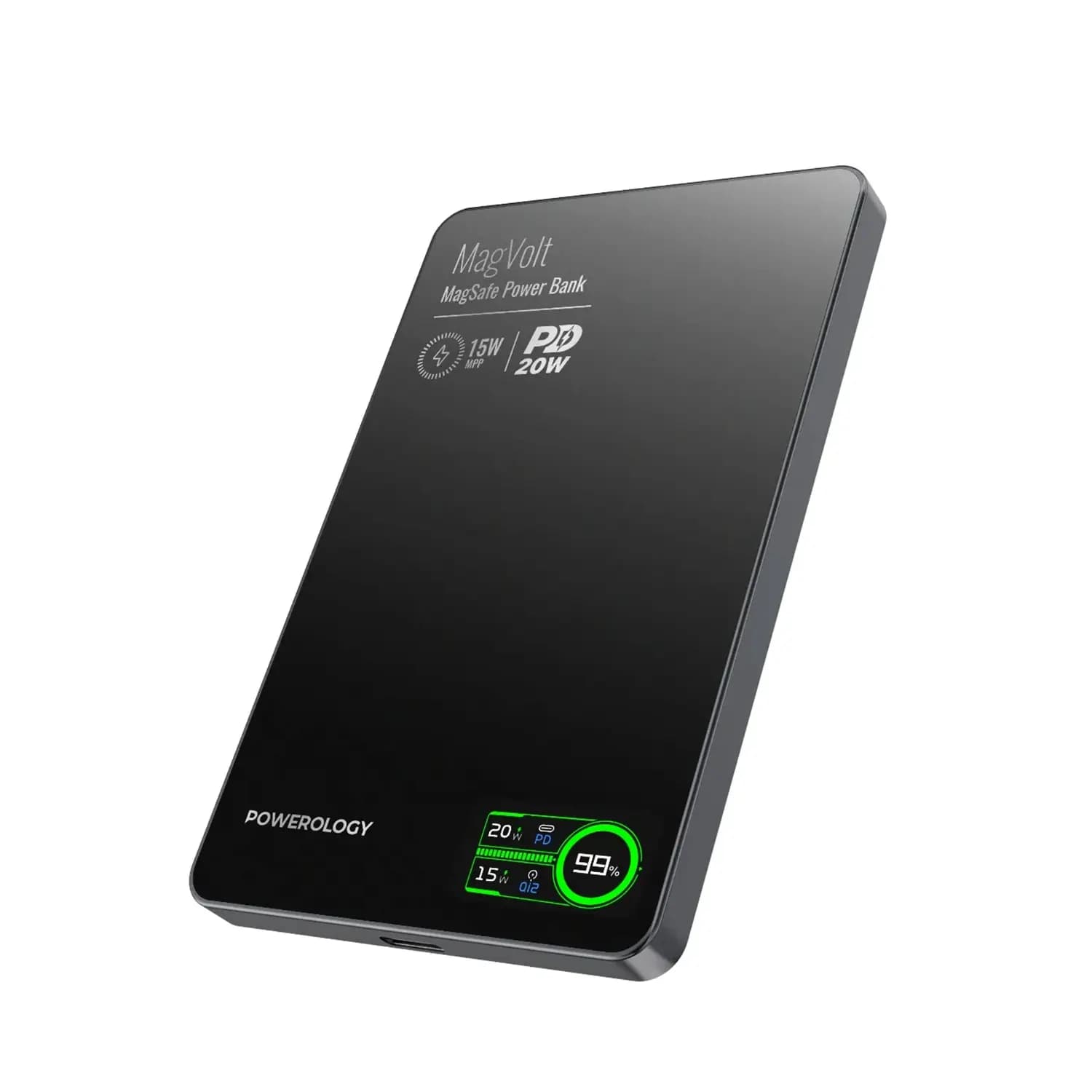 پاوربانک 10000 مگ سیف 20 وات پاورولوژی Powerology MagVolt 10000mAh Magnetic Power Bank PPBCHA75 — تصویر ۱۰