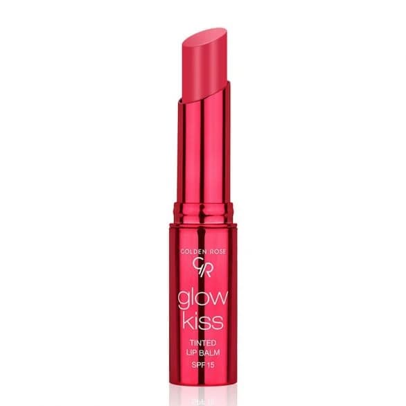 بالم لب رنگی گلو کیس Glow Kiss Tinted Lip Balm Spf15 گلدن رز — تصویر ۹