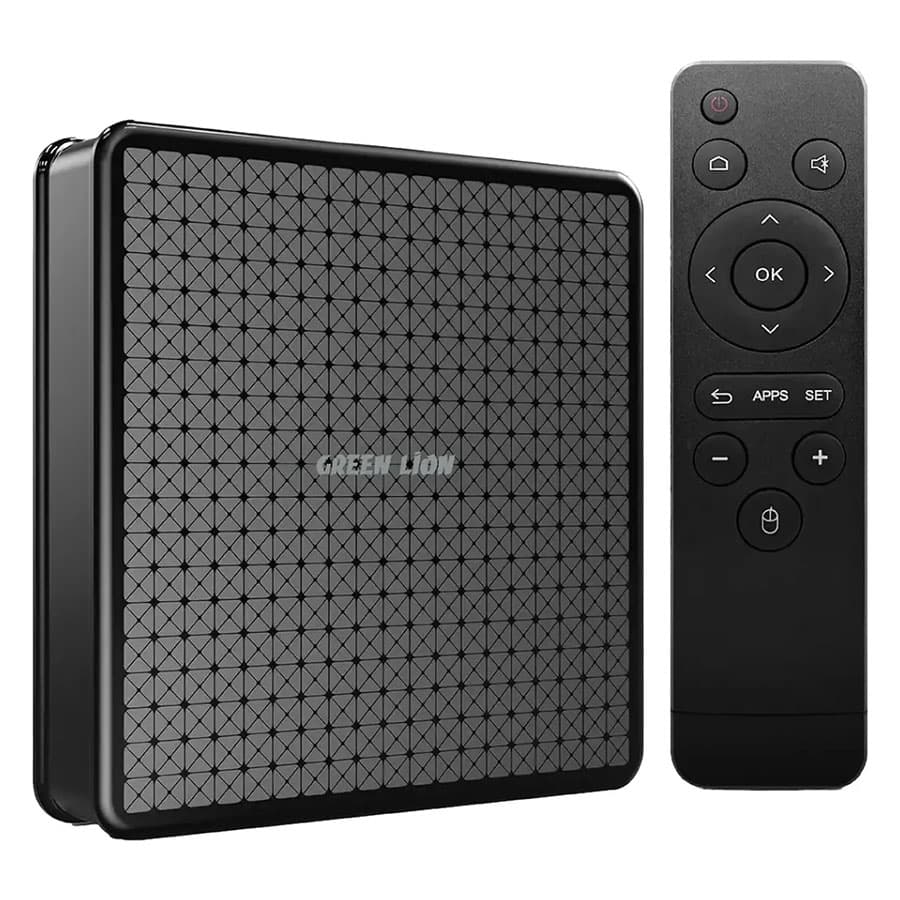 اندروید باکس 4K گرین لاین Green Lion Android TV Box 4K with Remote Control