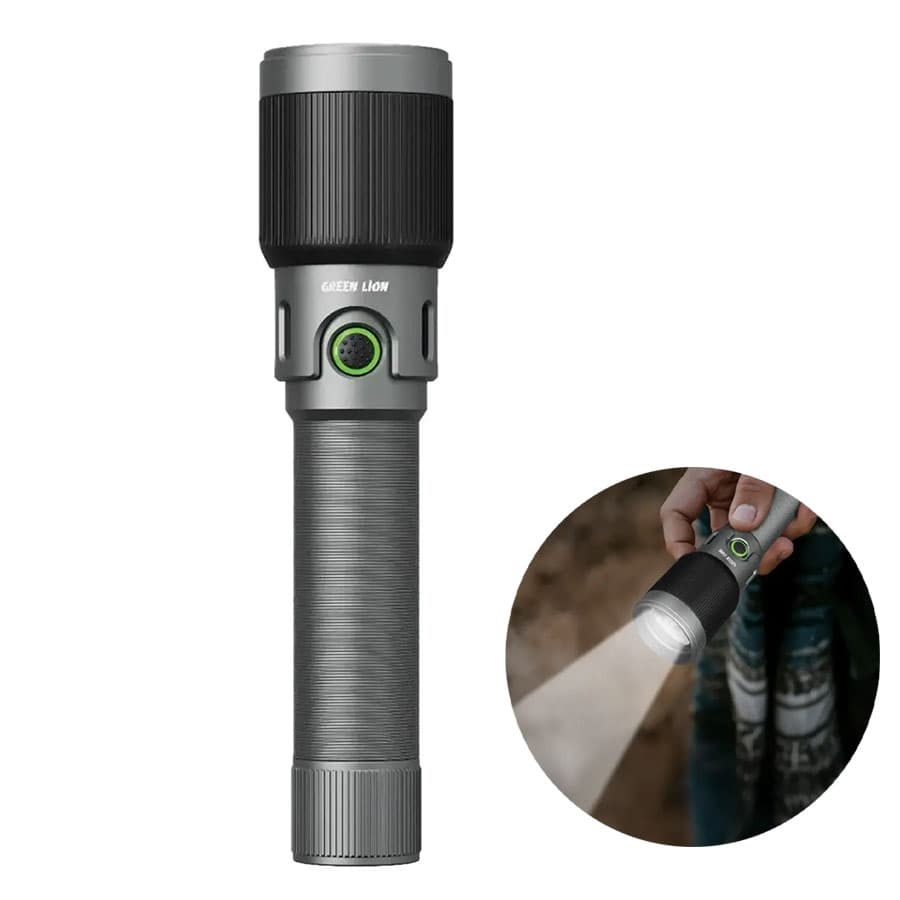 چراغ قوه شارژی پرنور گرین لاین Green Lion Ranger Portable LED Torch
