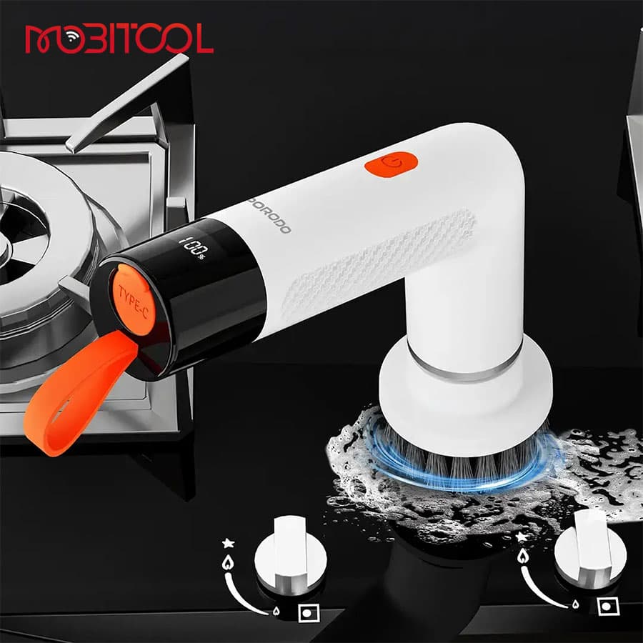 فرچه شستشو شارژی پرودو Porodo MiniSpin Electric Cleaning Brush PDS3CB — تصویر ۵