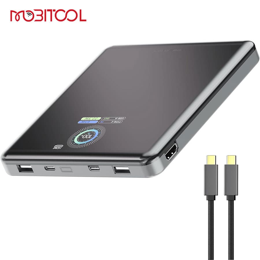 پاور بانک 20000 و هاب HDMI پاورولوژی Powerology VoltStream Power Bank PP089 — تصویر ۴
