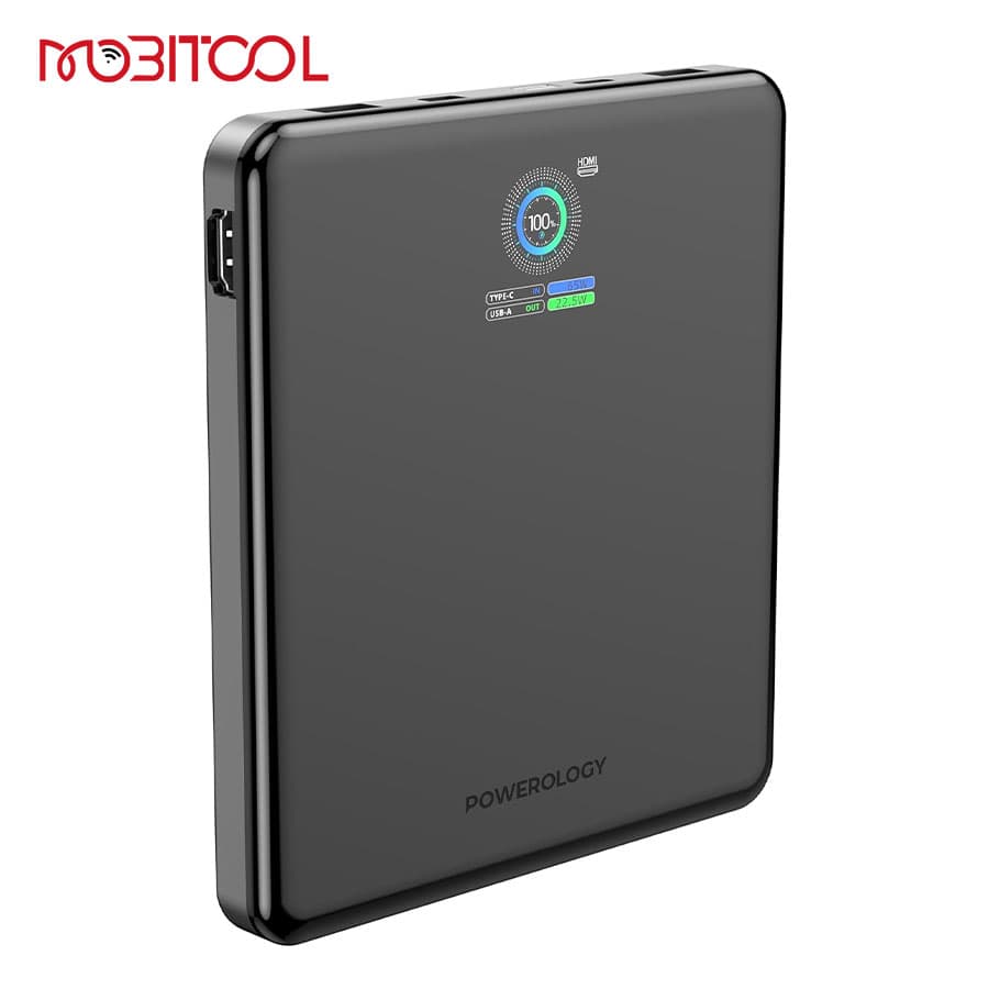 پاور بانک 20000 و هاب HDMI پاورولوژی Powerology VoltStream Power Bank PP089 — تصویر ۸