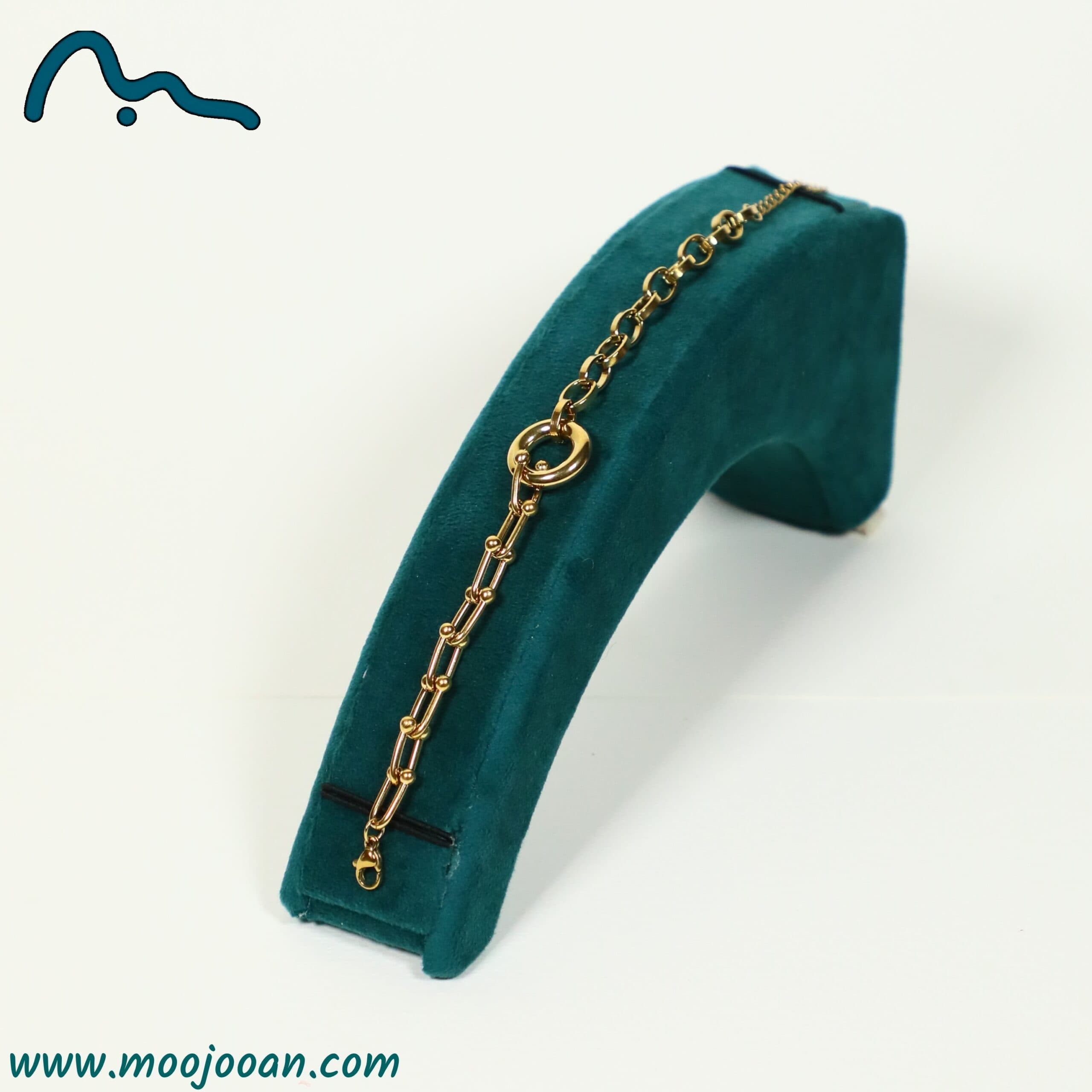 دستبند حلقه بزرگ استنلس
