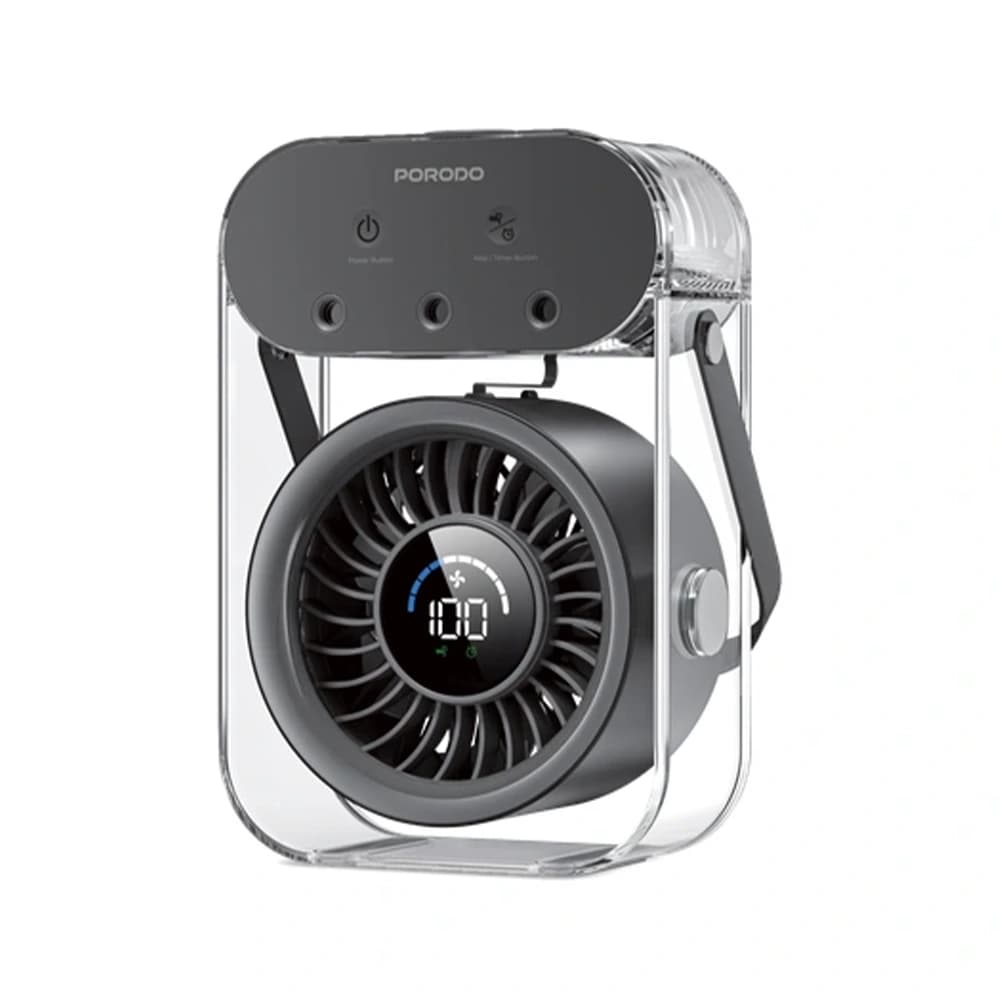 پنکه رومیزی پرودو Porodo Lifestyle Chillo Aqua PDLFSTZH26BK — تصویر ۱۲
