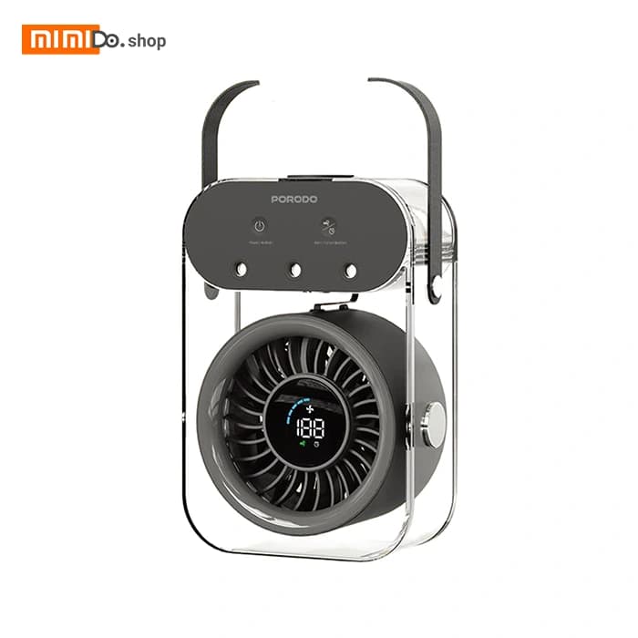 پنکه رومیزی پرودو Porodo Lifestyle Chillo Aqua PDLFSTZH26BK — تصویر ۴