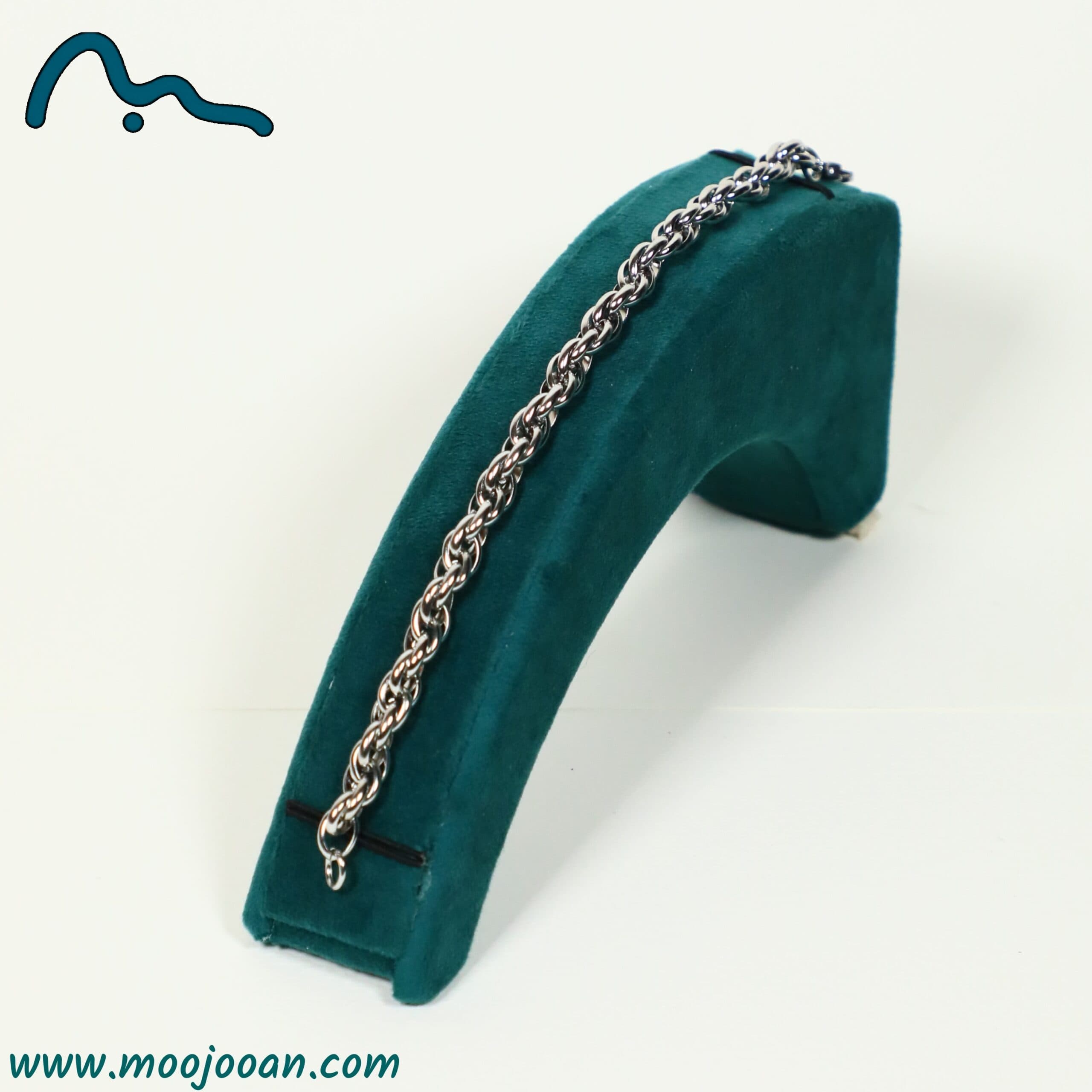 دستبند زنجیری بافت استنلس