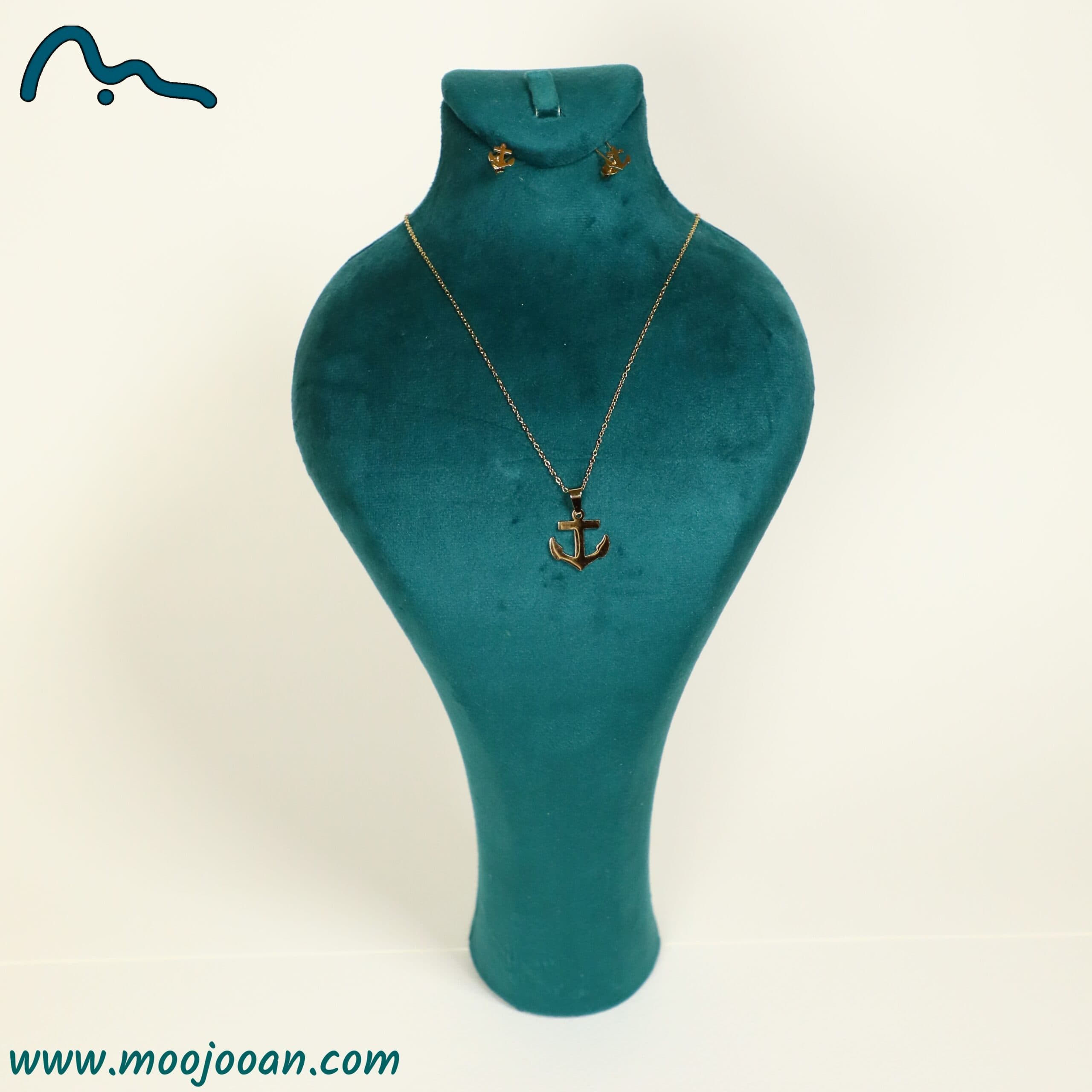 نیم ست طرح لنگر ساده استنلس