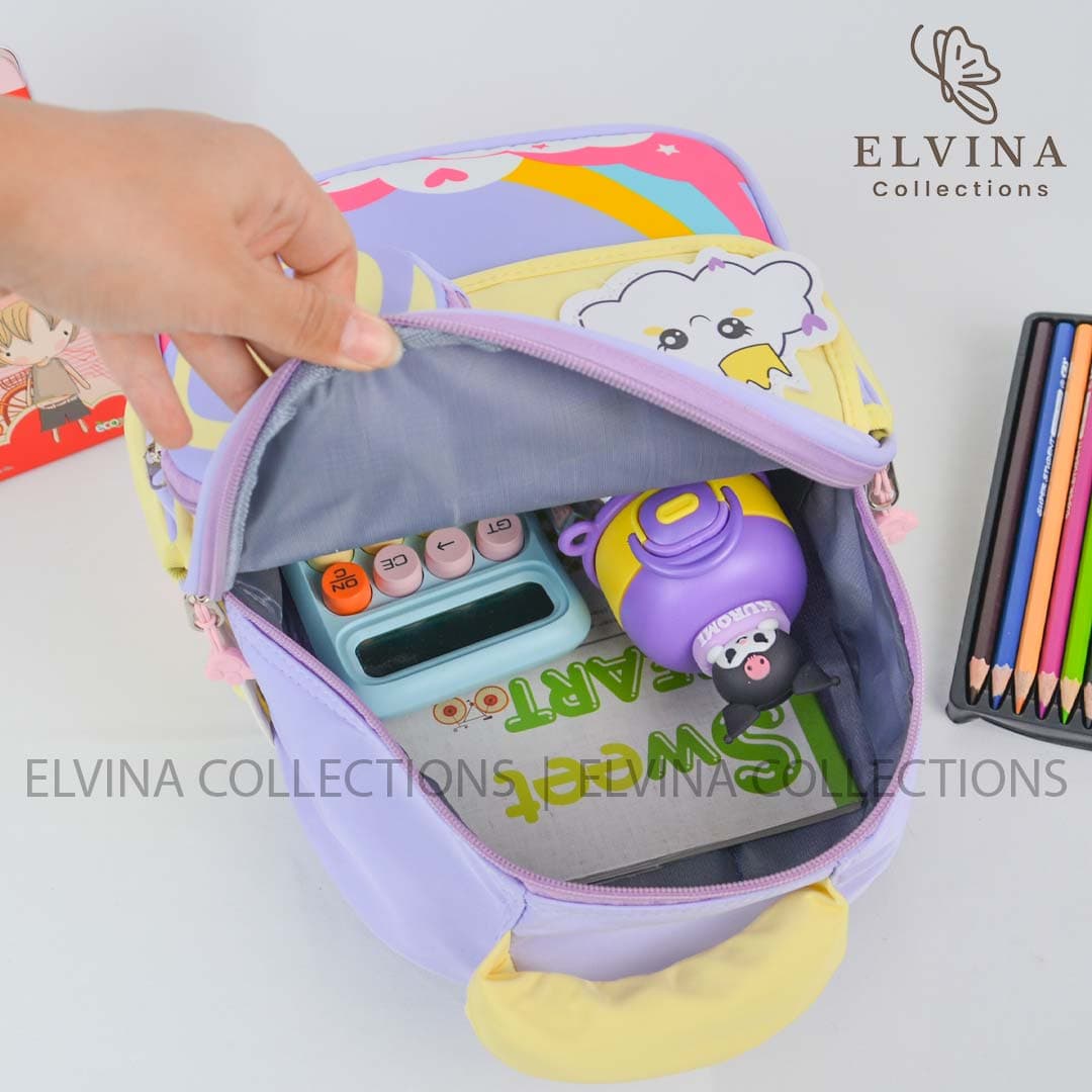 کیف مهدکودکی دخترانه فانتزی طرح آبنبات کد 1642 دارای آویز — تصویر ۱۱