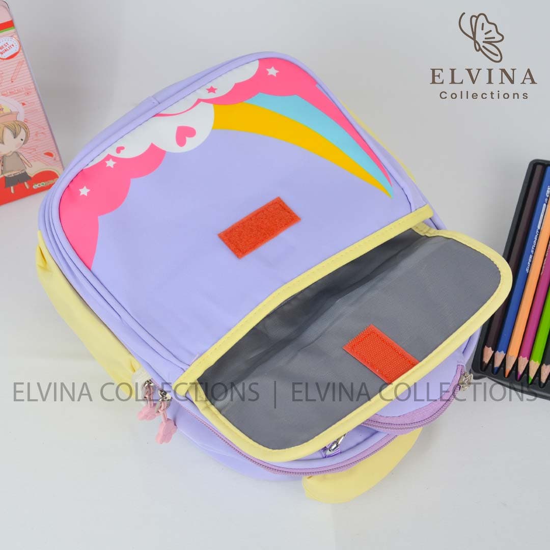 کیف مهدکودکی دخترانه فانتزی طرح آبنبات کد 1642 دارای آویز — تصویر ۵